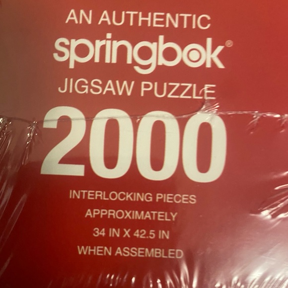 Springbok Jigsaw Puzzle 2000 Pieces “Cookie Cutouts” - Picture 3 of 4